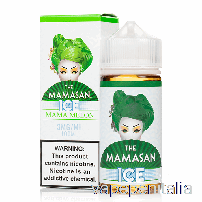 Vape Italia Ice Mama Melon - The Mamasan E-liquid - 100ml 0mg